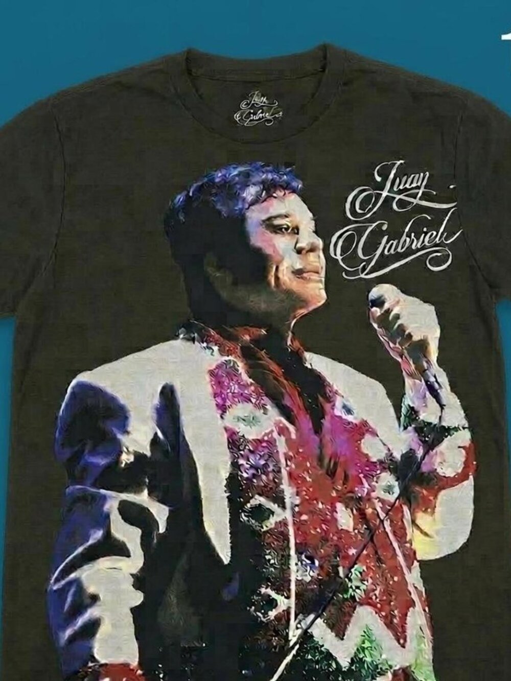 Juan Gabriel Officially Licensed 2024 Graphic T-Shirt, Size: 1X, NWT